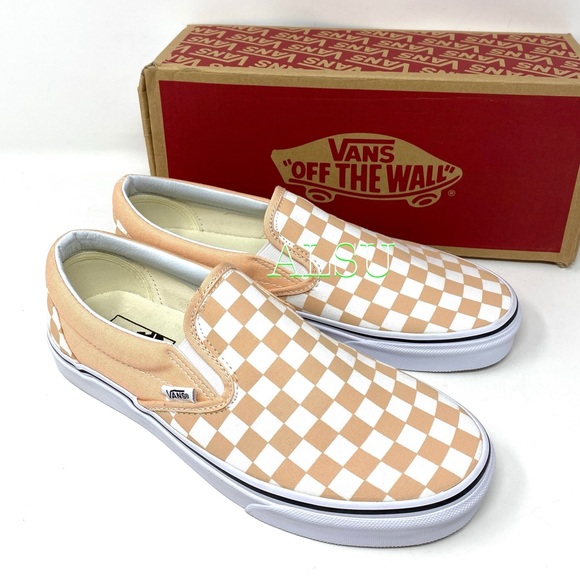 VANS Classic Slip On Checkerboard Bleached Women’s - Picture 2 of 8